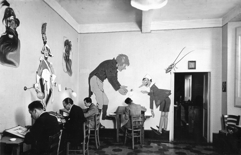 Animators at work on The Adventures Of Pinocchio. (Photo: Wikimedia Commons)
